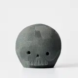En Iwamura, Black, 2018, ceramic
