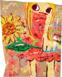 Ayako Rokkaku, Untitled, 2008, acrylic on cardboard