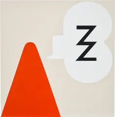 Math Bass, Newz!, 2017, gouache on canvas