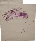Untitled by Martha Jungwirth, 2018, oil on paper, sold Dec 2022