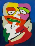 Karel Appel, Untitled, 1973, oil and acrylic on board