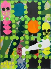 Kiki Kogelnik, Melancholie, 1962, oil and acrylic on canvas