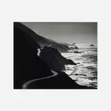 Henry Gilpin, Highway 1, Big Sur, California, gelatin silver print mounted to illustration board