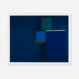 Mary Ellen Bartley, Diebenkorn Blues (from the Blue Books series), 2004, archival pigment print