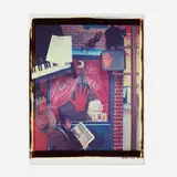 Andrée Tracey and Patrick Nagatani, Old Black Magic, 1984, unique large-format Polaroid Polacolor print