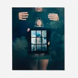 Jerry Uelsmann, Untitled, 1984, unique large-format Polaroid Polacolor print
