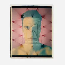 Ellen Carey, Untitled, 1985, unique large-format Polaroid Polacolor print