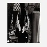 Abelardo Morell, You Have Baked Me Too Brown, I Must Sugar My Hair (from the Alice in Wonderland series), 1998, gelatin silver print