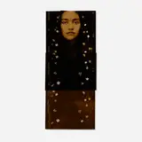 Luis González Palma, Lagrimas, 1996, toned gelatin silver print assemblage with asphaltum