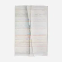 John Houck, Untitled #332 390,624 combinations of a 2x2 grid, 24 colors (from the Aggregates series), 2014, creased archival inkjet print