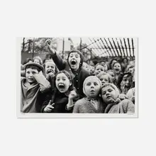 Alfred Eisenstaedt, Children at the Puppet Theater, Paris, gelatin silver print