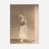 Edward Weston, Portrait of Gladys Gibbs Sherman in Costume Holding a Staff