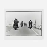 Danny Lyon, Route 12, Wisconsin (from the Bikeriders series), gelatin silver print