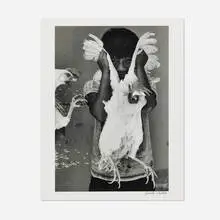 Graciela Iturbide, El Gallo, Juchitán, Oaxaca, 1986, vintage gelatin silver print