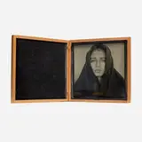 Luis González Palma, El Silencio, 2000, ambrotype and velvet in maple case