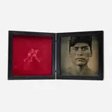 Luis González Palma, Destinos, 2000, ambrotype, velvet, lacquered wood hinged case