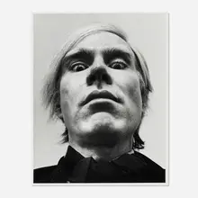 Arnold Newman, Andy Warhol, gelatin silver print