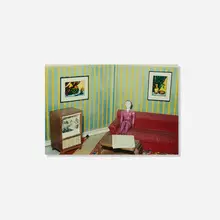 Laurie Simmons, Woman Watching TV, 1978, vintage Cibachrome print