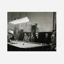 William Heick, 5¢ a Cue, North Beach, San Francisco, gelatin silver print