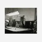 William Heick, 5¢ a Cue, North Beach, San Francisco, gelatin silver print