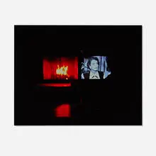Joan Crawford on Fire, Thanksgiving, New Jersey by Nan Goldin, 2005, Cibachrome print, sold Jul 2025