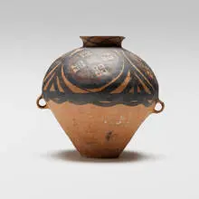 Majiayao, Guan (painted pottery jar), painted earthenware