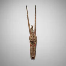 Bobo, Antelope mask, carved wood, pigment