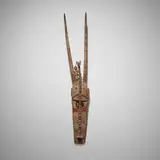 Bobo, Antelope mask, carved wood, pigment