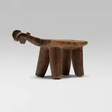 Lobi or Bamana, Stool, carved wood