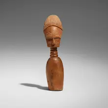 Fante, Akua‘ba fertility figure, wood