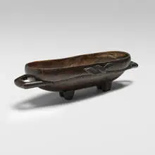 Nguni, Footed bowl, carved wood