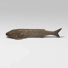 Bobo, Fish headcrest, carved and painted wood