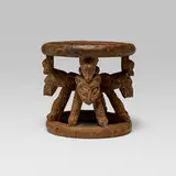 Bamum, Prestige stool, carved wood