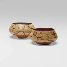 Shipibo-Conibo, Bowls, set of two, painted ceramic
