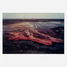 Edward Burtynsky, Nickel Tailings #32, Sudbury, Ontario, C-print mounted to foamcore