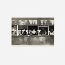 Robert Frank, New Orleans (Trolley), gelatin silver print