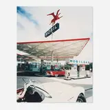 Julius Shulman, Mobil Gas Station, Anaheim, C-print