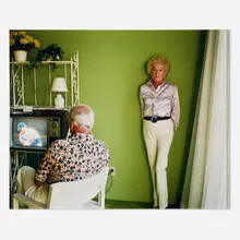 Larry Sultan, My Mother Posing for Me, C-print mounted to Sintra