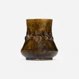 George E. Ohr, Vase, 1897-1910, glazed earthenware