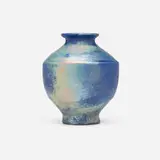 Pewabic Pottery, Vase, 1915-30, iridescent-glazed earthenware