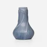 Mary Chase Perry for Pewabic Pottery, Early vase with bellflowers, 1903-07, glazed stoneware