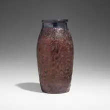 Pewabic Pottery, Vase, 1915-30, volcanic-glazed earthenware