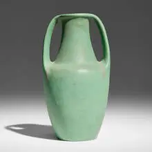 Vase, model 283 by Fritz Albert, c. 1904, glazed earthenware, sold Feb 2026