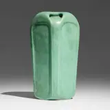 Fritz Albert for Teco Pottery, Vase, model 184, c. 1904, glazed earthenware
