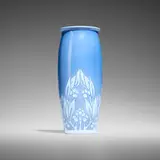 Decorated Porcelain vase by Sara Sax for Rookwood Pottery, 1921, glazed porcelain, sold Feb 2026