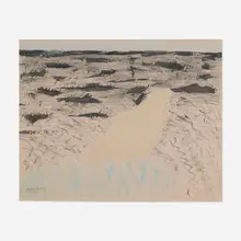 Milton Avery, Sand Spit, 1957, watercolor on paper