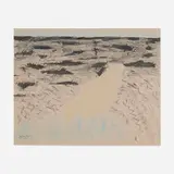 Milton Avery, Sand Spit, 1957, watercolor on paper