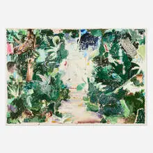 Matthias Weischer, Portal, 2011, oil on canvas