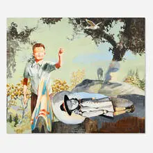 Martin Mull, A Young Magician's Routine, 2001, oil on canvas
