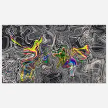 Lucas Samaras, XYZ 0823 (Chinoiserie), 2012, pure pigment on paper mounted to Dibond